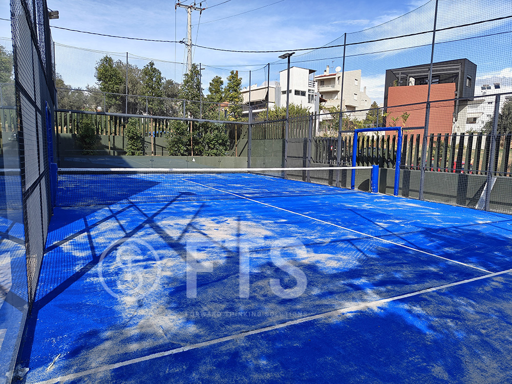 Κατασκευή γηπέδου PADEL από την FTS HELLAS σε ιδιωτικό χώρο στο Μαρούσι Αττικής - Νοέμβριος 2025